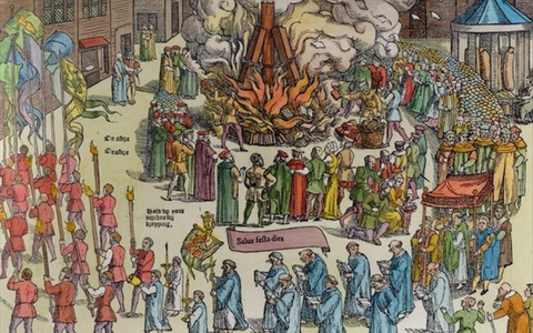 I) Burning Bucer