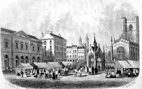 H) The Fire of 1849 in Market Square