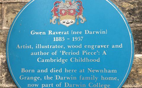 F) Gwen Raverat & Charles Darwin
