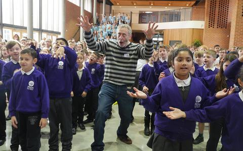 Michael Rosen Workshop on Victorians for Rhythm, Rhymes & the Railways