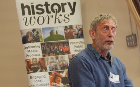 Michael Rosen Workshop - HMD & History Beneath Our Feet at Abbey Meadows School