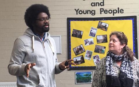 Sharing Geocaching at Wellbeing Event